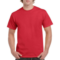 Μονόχρωμο βαμβακερό t-shirt - ΚΟΚΚΙΝΟ Μονόχρωμο βαμβακερό t-shirt - ΚΟΚΚΙΝΟ