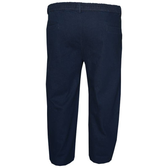 Ελαστική straight cut chino jean παντελόνα, by LTG - BLUEBLACK