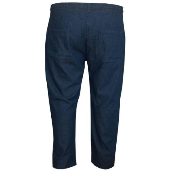 Denim παντελόνα σε demi saison σταθερό ύφασμα - Steel Blue Denim παντελόνα σε demi saison σταθερό ύφασμα - Steel Blue