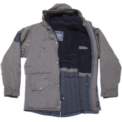 Parka με κουκούλα και επένδυση γούνας - Dark Olive Green Parka με κουκούλα και επένδυση γούνας - Dark Olive Green