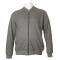Βαμβακερή ζακέτα wool feel με μεταλλικό  patch - Grey Melange