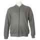 Βαμβακερή ζακέτα wool feel με μεταλλικό patch - Grey Melange Βαμβακερή ζακέτα wool feel με μεταλλικό patch - Grey Melange