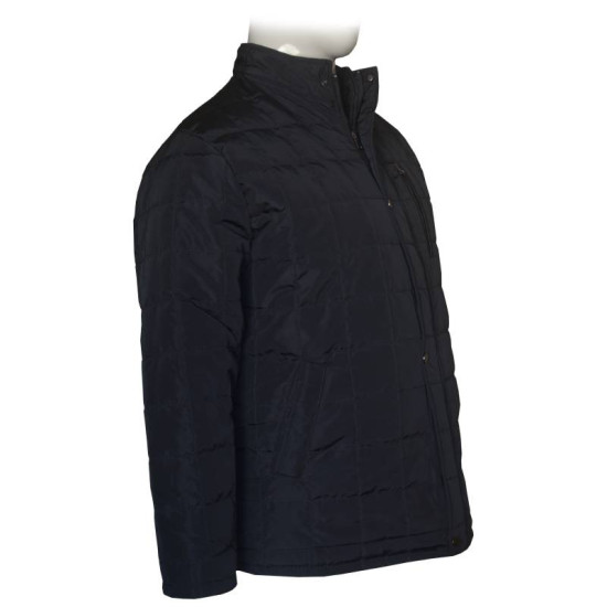Καπιτονέ king size αντιανεμικό μπουφάν - Dark Blue Καπιτονέ king size αντιανεμικό μπουφάν - Dark Blue