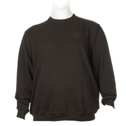 Μπλούζα λαιμόκοψη wool feel με patch - Coffee Brown Μπλούζα λαιμόκοψη wool feel με patch - Coffee Brown