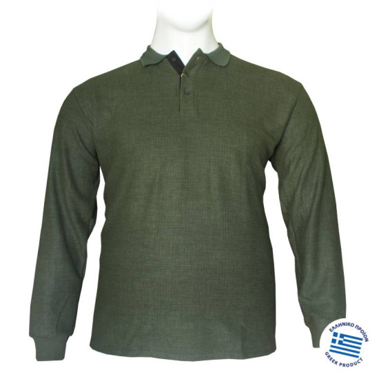 Polo μπλούζα από βαρύπλακο jersey ύφασμα, Polo μπλούζα από βαρύπλακο jersey ύφασμα,