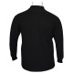 Polo πικέ μονόχρωμη με τσέπη - Black Polo πικέ μονόχρωμη με τσέπη - Black