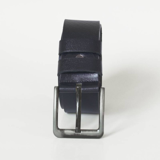 Ζώνη Casual (4cm φάρδος) δερμάτινη - Dark Blue Ζώνη Casual (4cm φάρδος) δερμάτινη - Dark Blue