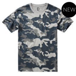 T-shirt από βαμβακερό μακό ύφασμα - Grey Camo T-shirt από βαμβακερό μακό ύφασμα - Grey Camo