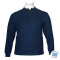 Polo μπλούζα από βαρύπλακο jersey ύφασμα,