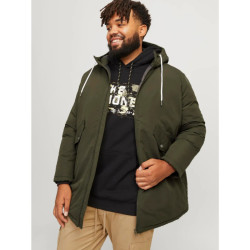 Jack & Jones Loop Parka Jacket - Forest Night Jack & Jones Loop Parka Jacket - Forest Night