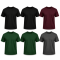 6Pack T-shirt Προσφορά 3+3 - 2Black,2Forest Green,Charcoal,Maroon