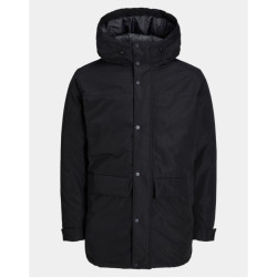 Jack & Jones Winter Parka - Black Rock Jack & Jones Winter Parka - Black Rock