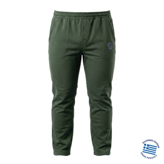 Καλοκαιρινό παντελόνι φόρμας baby fouter με patch - Olive Branch