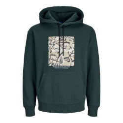 Hoodie φούτερ με μεταξοτυπία 