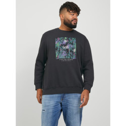 Jack & Jones Silver Lake ,φούτερ μπλούζα με μεταξοτυπία - Black Jack & Jones Silver Lake ,φούτερ μπλούζα με μεταξοτυπία - Black