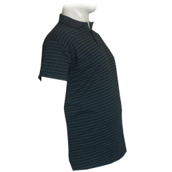 Polo βαμβακερό Jersey μαρινιέρα της Leo Collection - Dark Blue Polo βαμβακερό Jersey μαρινιέρα της Leo Collection - Dark Blue
