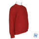 Μπλούζα λαιμόκοψη wool feel της Leo Collection - Burned Orange Μπλούζα λαιμόκοψη wool feel της Leo Collection - Burned Orange