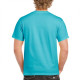 Μονόχρωμο βαμβακερό pennie t-shirt - Lagoon Blue