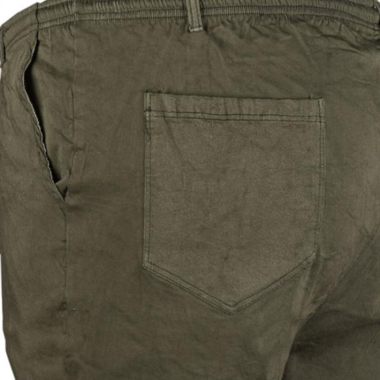 Ελαστική Stonewashed καπαρτινέ βερμούδα Ελαστική Stonewashed καπαρτινέ βερμούδα