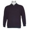 Βαμβακερή μπλούζα Polo wool feel με κέντημα στο στήθος - Twilight Purple