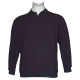 Βαμβακερή μπλούζα Polo wool feel με κέντημα στο στήθος - Twilight Purple