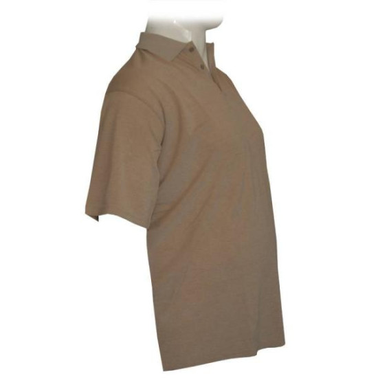 Polo πικέ κοντομάνικο μονόχρωμο - Soft Amber Polo πικέ κοντομάνικο μονόχρωμο - Soft Amber
