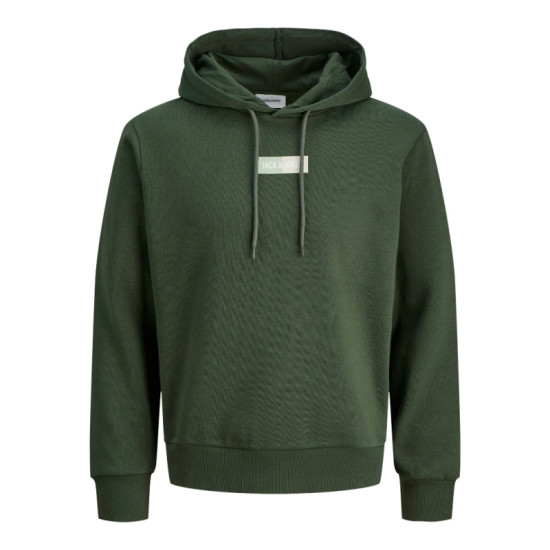 Hoodie φούτερ με μεταξοτυπία 
