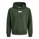 Hoodie φούτερ με μεταξοτυπία 