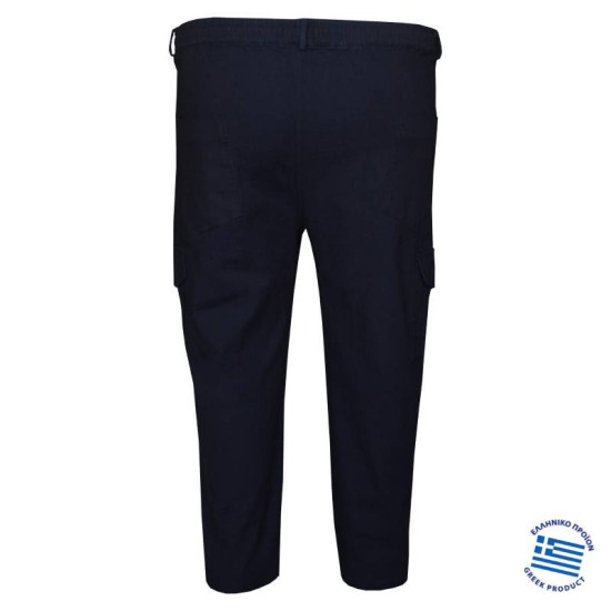 Ελαστική jean παντελόνα cargo by LTG - Dark Blue