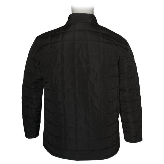 Καπιτονέ king size αντιανεμικό μπουφάν - Black Καπιτονέ king size αντιανεμικό μπουφάν - Black