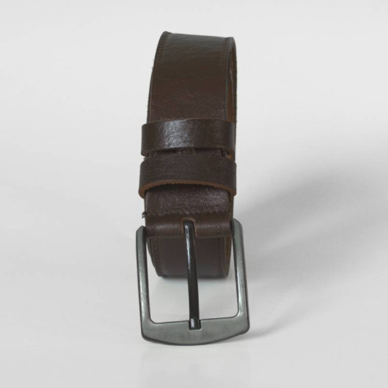 Ζώνη Casual (4cm φάρδος) δερμάτινη - Coffee Brown Ζώνη Casual (4cm φάρδος) δερμάτινη - Coffee Brown