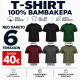 6Pack T-shirt Προσφορά 3+3 - 2Black,Forest Green,Charcoal,Maroon,Khaki 6Pack T-shirt Προσφορά 3+3 - 2Black,Forest Green,Charcoal,Maroon,Khaki