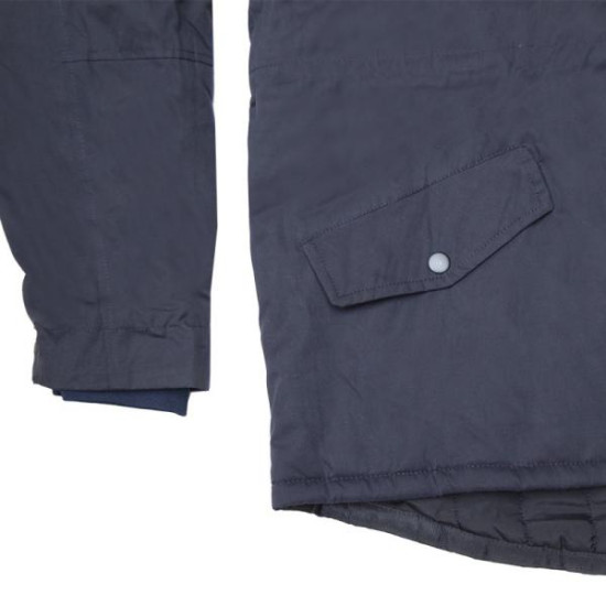 Parka με κουκούλα και επένδυση γούνας - Dark Blue Parka με κουκούλα και επένδυση γούνας - Dark Blue