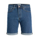 Ελαστική denim βερμούδα Ελαστική denim βερμούδα