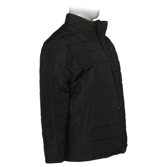 Καπιτονέ king size αντιανεμικό μπουφάν - Black Καπιτονέ king size αντιανεμικό μπουφάν - Black