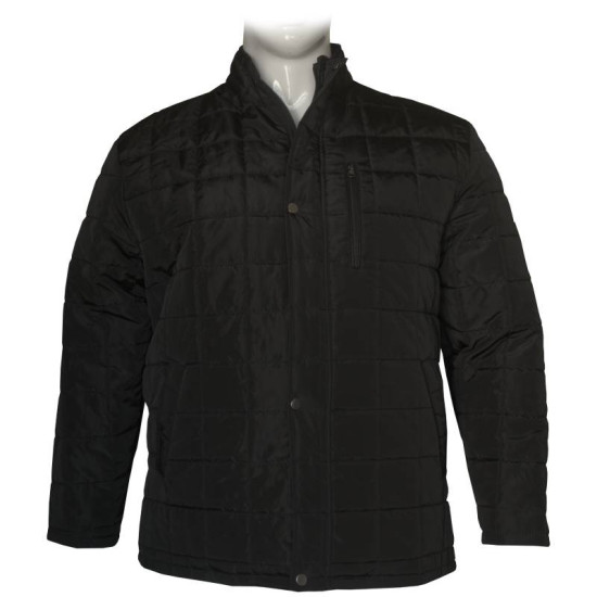 Καπιτονέ king size αντιανεμικό μπουφάν - Black Καπιτονέ king size αντιανεμικό μπουφάν - Black