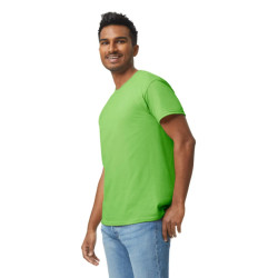 Μονόχρωμο βαμβακερό t-shirt - Lime Μονόχρωμο βαμβακερό t-shirt - Lime