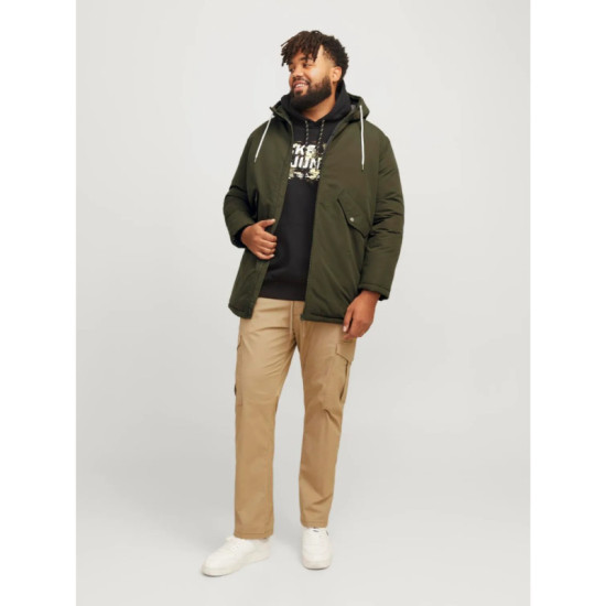 Jack & Jones Loop Parka Jacket - Forest Night Jack & Jones Loop Parka Jacket - Forest Night