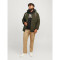 Jack & Jones Loop Parka Jacket - Forest Night