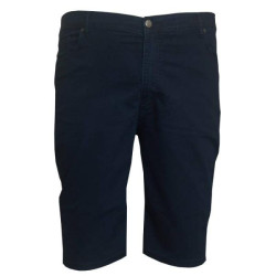 Ελαστική denim βερμούδα 3/4 by LTG - BLUE BLACK Ελαστική denim βερμούδα 3/4 by LTG - BLUE BLACK