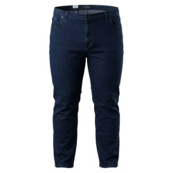 Jean ελαστικό Carlo Classic regular fit της Trial,μεσαίου καβάλου με ελαφρύ ξέβαμμα - Dark Denim