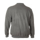 Βαμβακερή ζακέτα wool feel με μεταλλικό patch - Grey Melange Βαμβακερή ζακέτα wool feel με μεταλλικό patch - Grey Melange