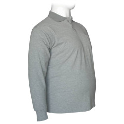 Polo πικέ μονόχρωμη με τσέπη - Grey Melange Polo πικέ μονόχρωμη με τσέπη - Grey Melange