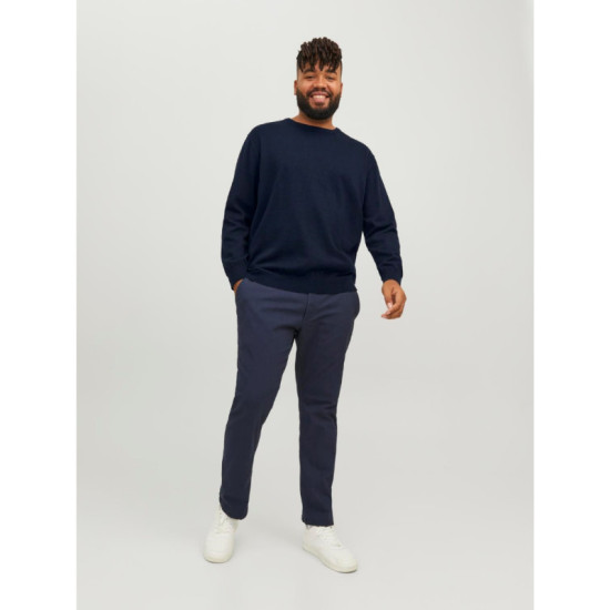 Jack & Jones knit crew neck - Navy Blazer Jack & Jones knit crew neck - Navy Blazer