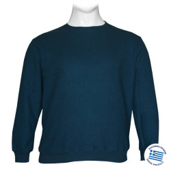 Μπλούζα λαιμόκοψη wool feel της Leo Collection - Petrol Μπλούζα λαιμόκοψη wool feel της Leo Collection - Petrol