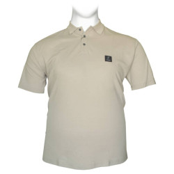Polo pique με patch στο στήθος - Beige Polo pique με patch στο στήθος - Beige