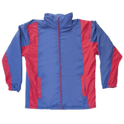 Αντιανεμικό jacket με λεπτή επένδυση και κουκούλα - Indigo/Red Αντιανεμικό jacket με λεπτή επένδυση και κουκούλα - Indigo/Red