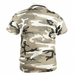 T-shirt από βαμβακερό μακό ύφασμα - Urban Camo T-shirt από βαμβακερό μακό ύφασμα - Urban Camo